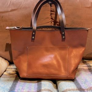 Portland leather goods large tote
